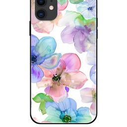 QRIOH Floral Printed iPhone 12 Back Case Mobile Accessories-image-94