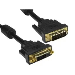 RS PRO Male DVI-D Dual Link to Female DVI-D Dual Link Cable 5 m, 1954276-17