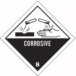 BRADY DOT Container Label Corrosive 8 (Pack of 500), 14D488-image-25