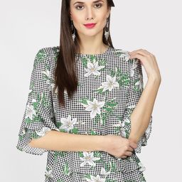 Gipsy Women Black Printed Top-image-78