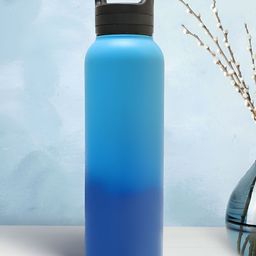 Allo Light and Dark Blue Stainless Steel Leakproof Handle Cap Water Bottle 1000 ml-image-65