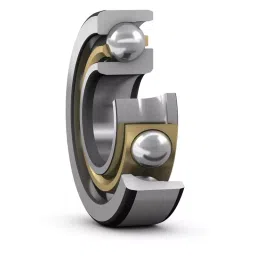 NTN Single Row Angular Contact Ball Bearing, Inner Dia 80 mm, Outer Dia 200 mm, Width 48 mm, 7416-picture-0
