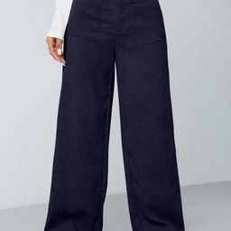 SAKHWALA Women Relaxed Straight Leg High-Rise Wrinkle Free Trousers-picture-25