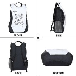 ONEGO Men Graphic Printed Backpack with Compression Straps image 2