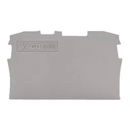 Wago END PLATE, TRIPPLE DECK, GREY, 2002-3291 (Pack of 10 Pcs)-picture-12