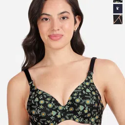 shyaway Floral Bra Medium Coverage Underwired Lightly Padded-image-53