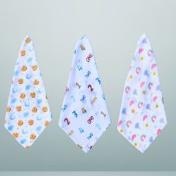 BAESD Pack Of 3 Printed Baby Wash Cloths-image-73