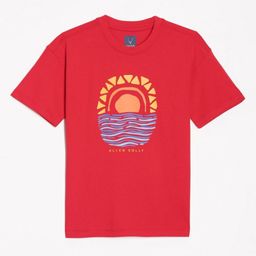 Allen Solly Junior Boys Graphic Printed Round Neck Cotton T-shirt-picture-12