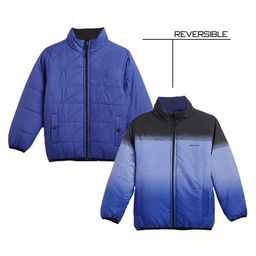 Okane Knit Full Sleeves Reversible Jacket - Navy Blue-23