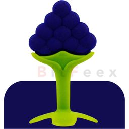 BitFeex Teether Silicone Baby Teether Pacifier Fruit Shape Baby Toys Infants Dental Care-Graps-10