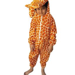 Kaku Fancy Dresses Giraffe Animal Theme Costume Set - Brown-image-57