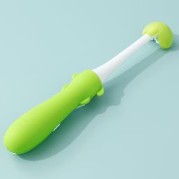 Animal Shapped Toothbrush - Green-picture-13