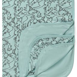 Simply Interlock Knit Striped Bath Towel L 80 x B 80 cm - Aqua Blue-image-10