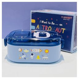SUPER TOY Stainless Steel Single Compartment Lunch Box for Kids - 700 ml-20