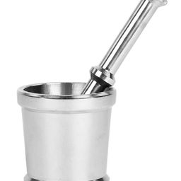 Omega Stainless Steel Mortar & Pestle Set/Khalbatta/Okhli/Spice Mixer- 3 Inch(No.2)-image-66