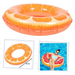 Sanjary Inflatable Fruit Orange Shape Swim ring safety tube For kids & adult size 60 cm - ColorMay Vary-image-17