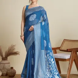 DIVASTRI Woven Design Zari Silk Blend Saree-picture-56