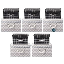 Aura Grey Set of 6 Reusable Drawer Organiser Organisers-21