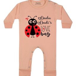 Arvesa Dadu Dadi Love Bug Printed Bodysuit-image-52