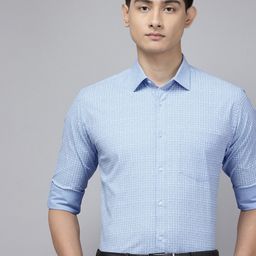 Park Avenue Slim Fit Printed Formal Shirt-image-77