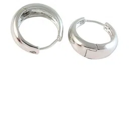 Teeragaj Unisex Stainless Steel Circular Shaped Hoop Earrings-picture-33