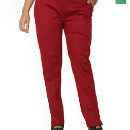 SRISARAS Women Pack of 2 Regular Fit Mid-Rise Cotton Trouser-image-83