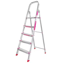 Excmach 120 Kg Load Capacity 1.52 m (5 Feet) Aluminum Folding Platform Ladder, EMAL- 0206-picture-29