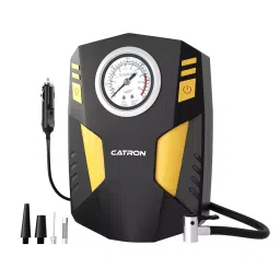 CATRON 12 V DC Portable Analog Tyre Inflator Compressor Portable Pump, CT-101-2