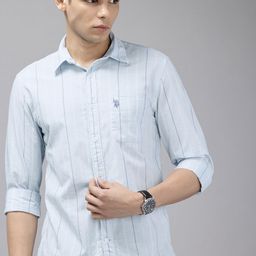 U.S. Polo Assn. Denim Co. Striped Pure Cotton Casual Shirt-picture-38