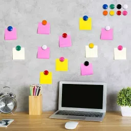 Eduway Metal Multicolour Colourful Magnet Buttons Small Size, (Set of 10) image 5