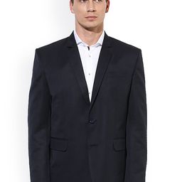Hangup Blue Regular Fit Single-Breasted Formal Blazer-image-24