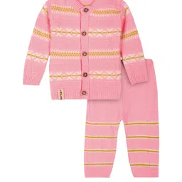 toyific Kids Knitted Woollen Sweaters Set With Booties & Cap-picture-15