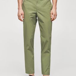 MANGO MAN Slim Fit Sustainable Trousers-image-46