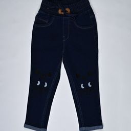 YK Girls Jogger High-Rise Light Fade Embroidered Jeans-picture-52