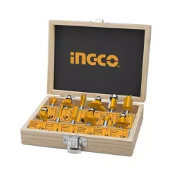 Ingco AKRT1211 8 mm Router Bit (Set of 12) image 1