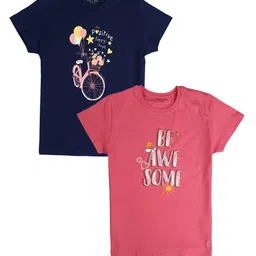 Gini and Jony Pack of 2 Cotton Print Top-image-92