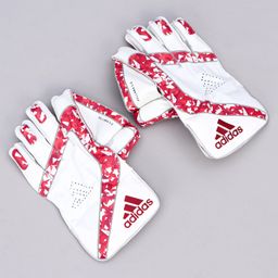 Adidas Wicket Keeping Gloves Pellara Standard Size- White-image-40