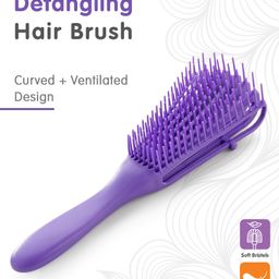 Hair Brush with Adjustable Separation - Length 24 cm (Colour May Vary)-image-75