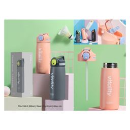 YAMAMA Hot and Cold Stainless Steel 304 Water Bottle for Kids and Adults 500 ML  Color May Vary-image-98