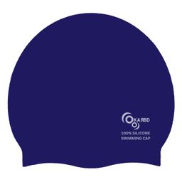 KARBD Silicone Universal Size Swimming Cap - Dark Blue-18