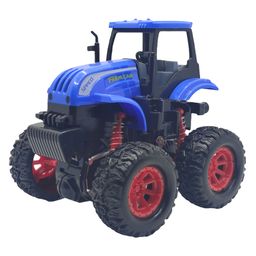 SVE Unbreakable Four Wheel Drive Friction Powered Monster Thomas Train Toy For Kids-Blue-20