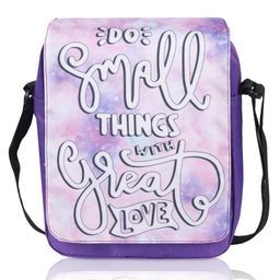 Echo Boomers Text Printed Design Multi-Functional Crossbody Sling Bag | Versatile Everyday Bag-picture-6