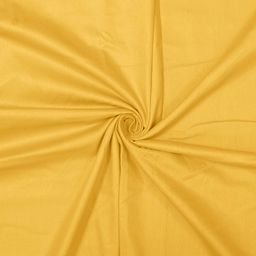 Filymore Plain Solid Single Bedsheet with Unique Colour Pattern Designer Bedsheet Made Of Pure Microfiber with 1 Pillow Cover - Yellow & Green image 2