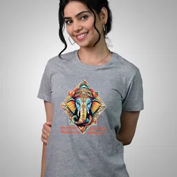 Tedhi Medhi Family Women Graphic Printed Round Neck Cotton Slim Fit T-shirt-picture-39