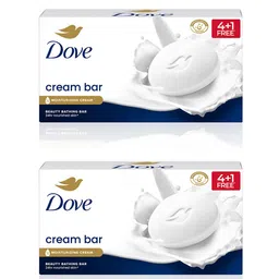 Dove Set of 10 Cream Beauty Bathing Bar With Nutrient Serum for 24Hr - 125g each-7