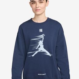 Nike Jordan Brooklyn Fleece Women Graphic Printed Cotton Sweatshirt-image-46
