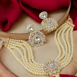 Anouk Kundan Studded & Beaded Jewellery Set-picture-22