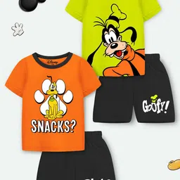 YK Disney Boys Printed T-shirt with Shorts-27