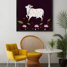 999Store Burgundy & Pink 1 Piece Birds and Animals Canvas Wall Art-image-47