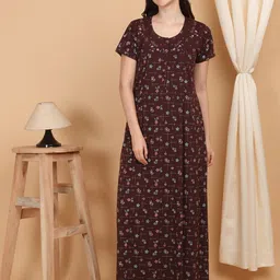 Sweet Dreams Printed Maxi Nightdress-image-32